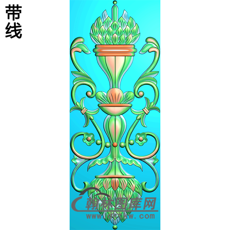 欧式洋花精雕图（QTH-120）展示