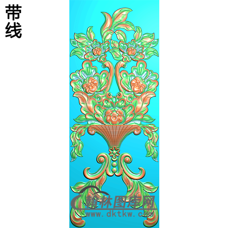 欧式洋花精雕图（QTH-121）展示