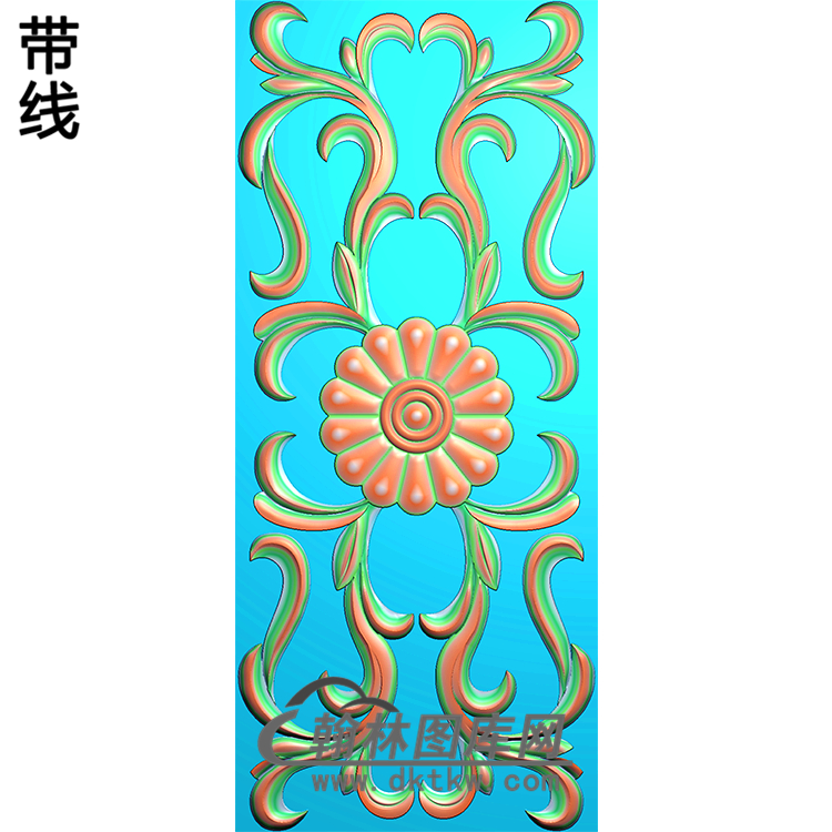 欧式洋花精雕图（QTH-139）展示