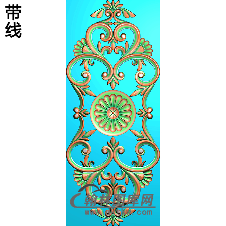 欧式洋花精雕图（QTH-156）展示