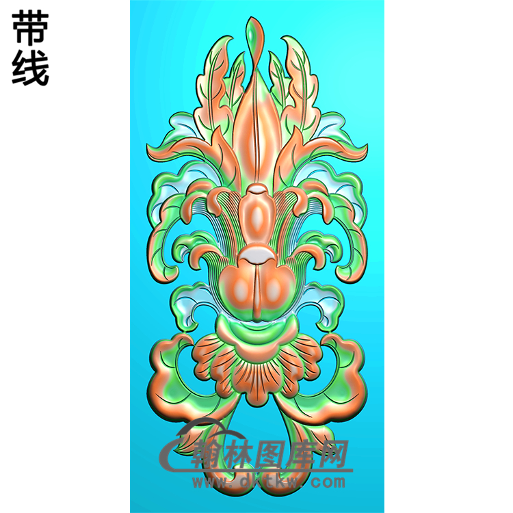 欧式洋花精雕图（QTH-174）展示
