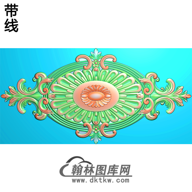 欧式洋花精雕图（QTH-213）展示