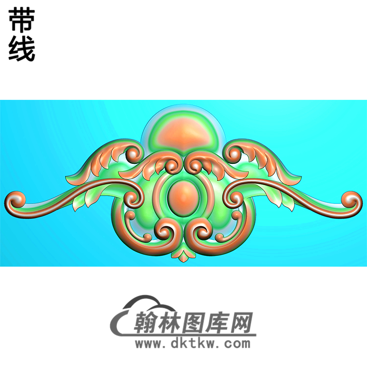 欧式洋花精雕图（QTH-366）展示