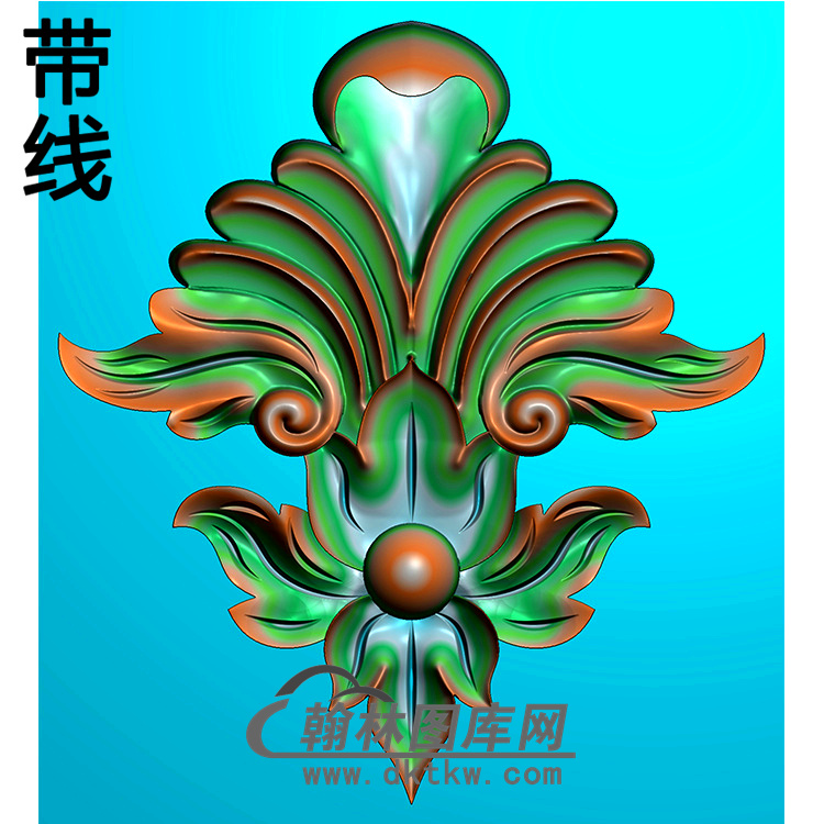 欧式洋花精雕图（QTH-384）展示