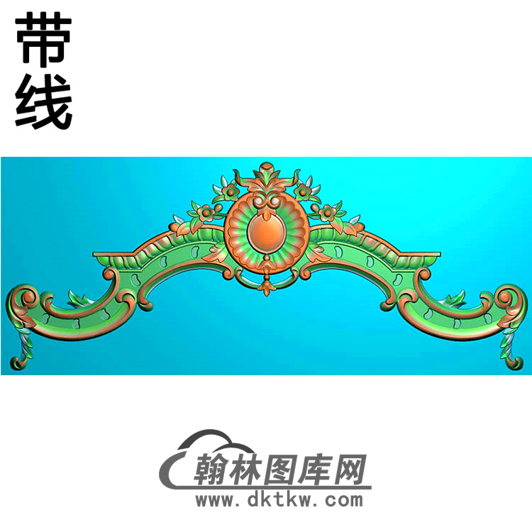 欧式洋花精雕图（QTH-421）展示