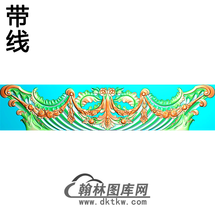 欧式洋花精雕图（QTH-455）展示
