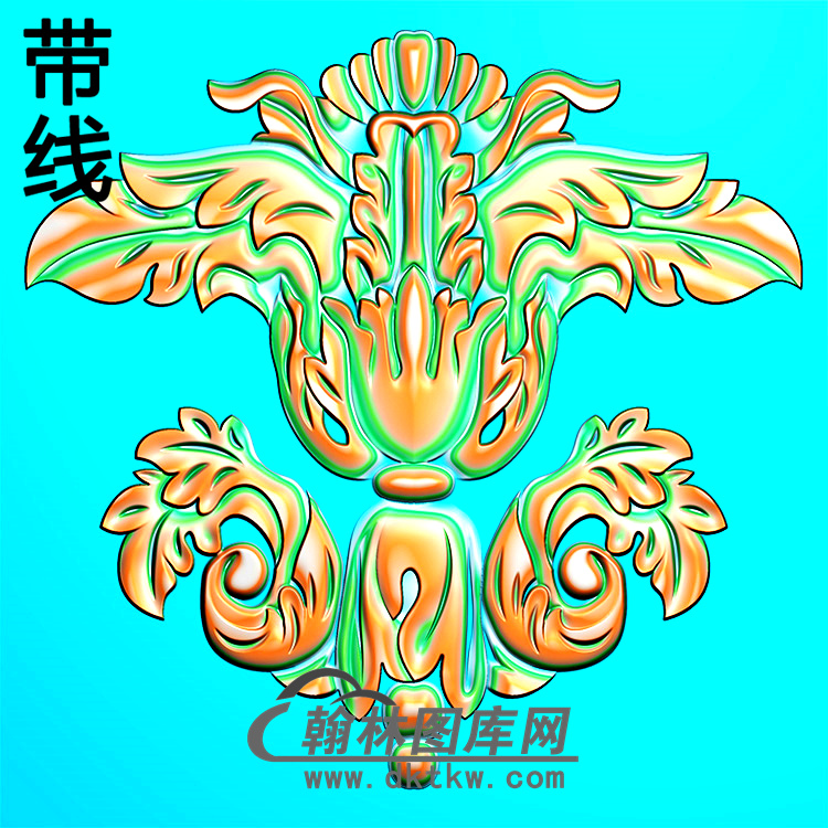 欧式洋花精雕图（QTH-470）展示