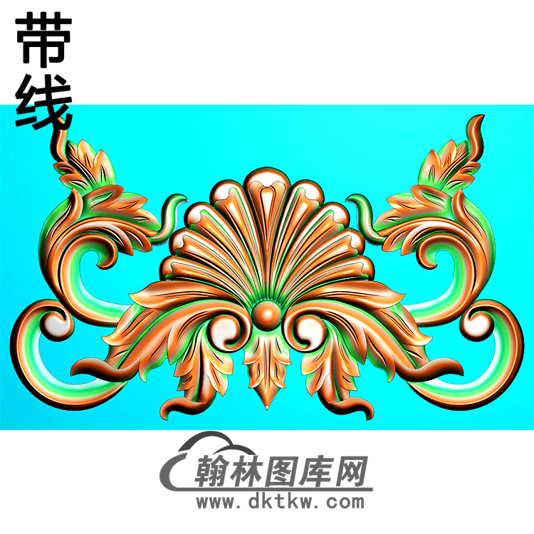 欧式洋花精雕图（QTH-478）展示