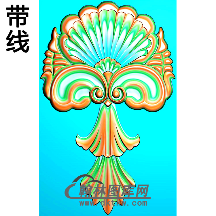 欧式洋花精雕图（QTH-492）展示