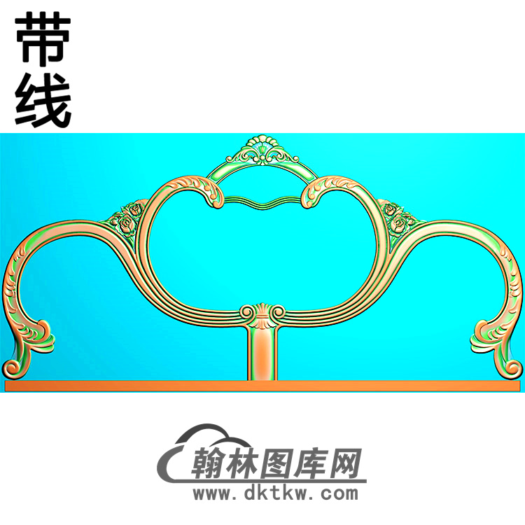 欧式洋花精雕图（QTH-497）展示