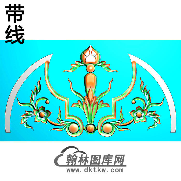 欧式洋花精雕图（QTH-515）展示