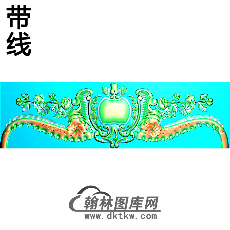 欧式洋花精雕图（QTH-529）展示
