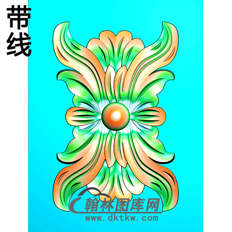 欧式洋花精雕图（QTH-538）展示