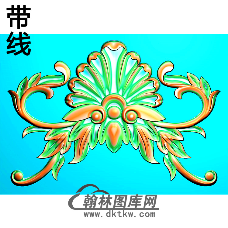 欧式洋花精雕图（QTH-565）展示