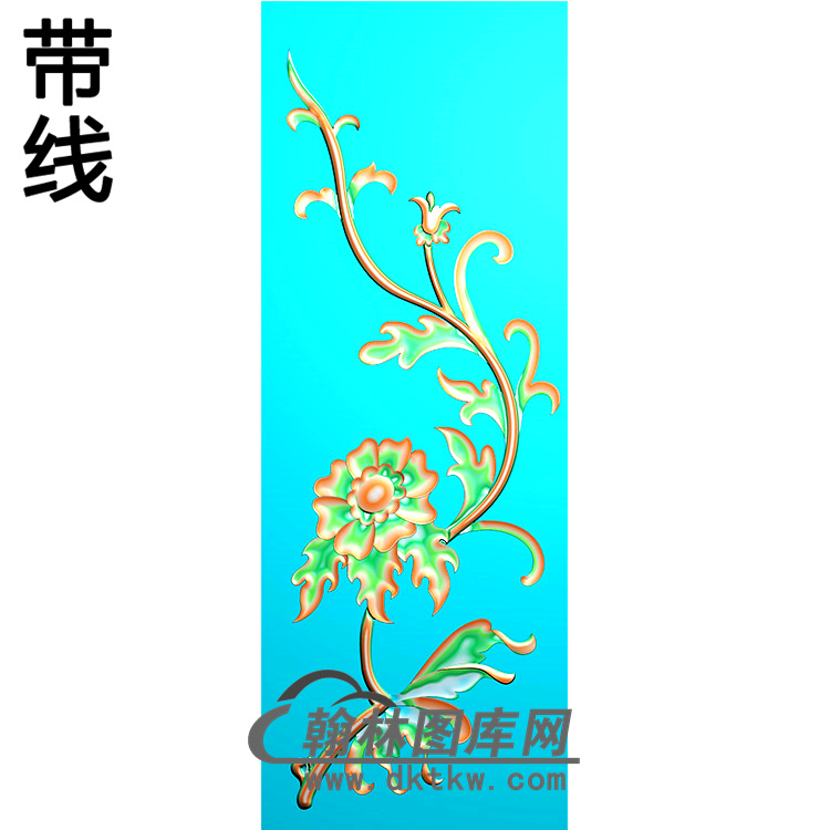 欧式洋花精雕图（QTH-579）展示