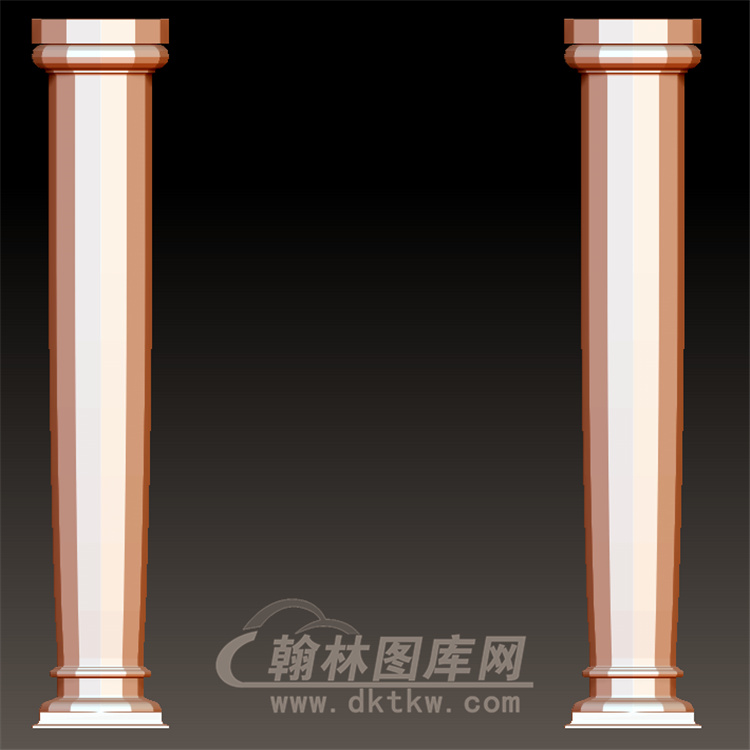 欧式柱罗马柱立体圆雕图(LMZ-049)展示
