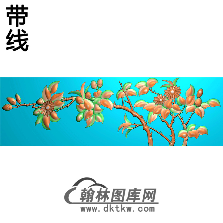 菊花碑板精雕图（MBBB-1619）展示