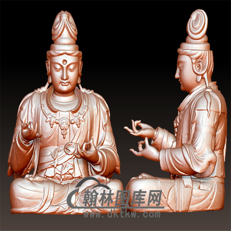 观音stl立体圆雕图(YGY-009)展示