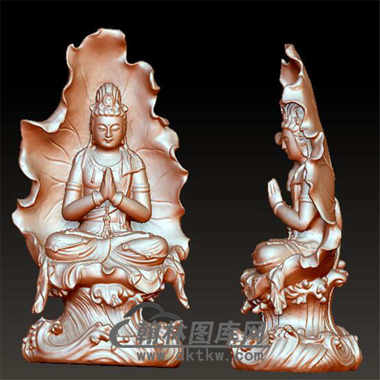 荷包观音立体圆雕图(YGY-031)展示