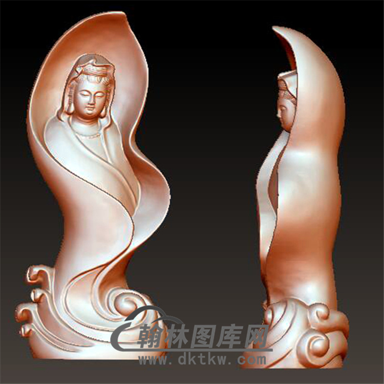 观音立体圆雕图(YGY-033)展示