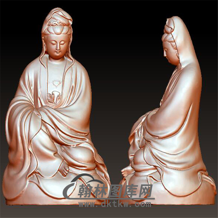 观音立体圆雕图(YGY-063)展示
