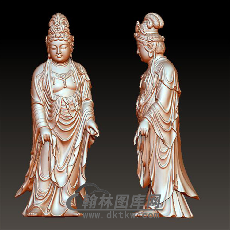 观音立体圆雕图(YGY-070)展示