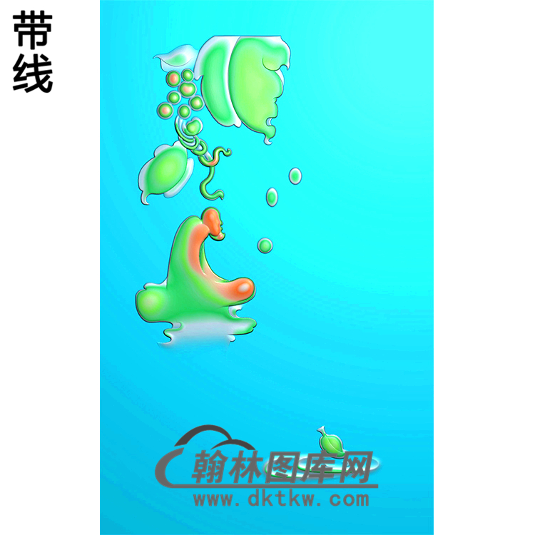 悟道佛像精雕图（DXF-109)展示
