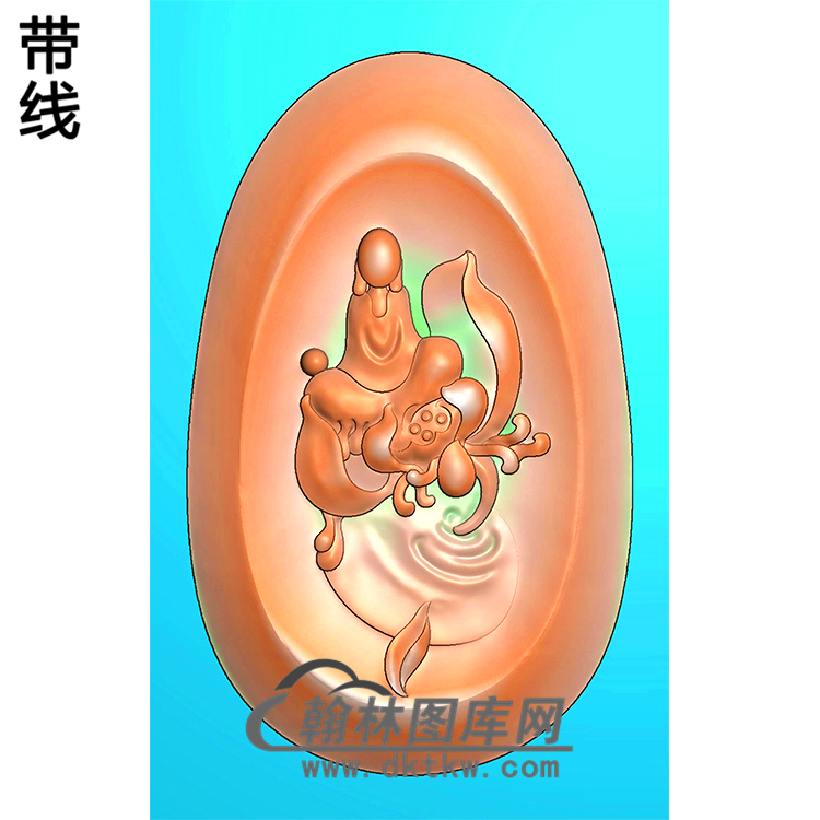 悟道佛像精雕图（DXF-132)展示