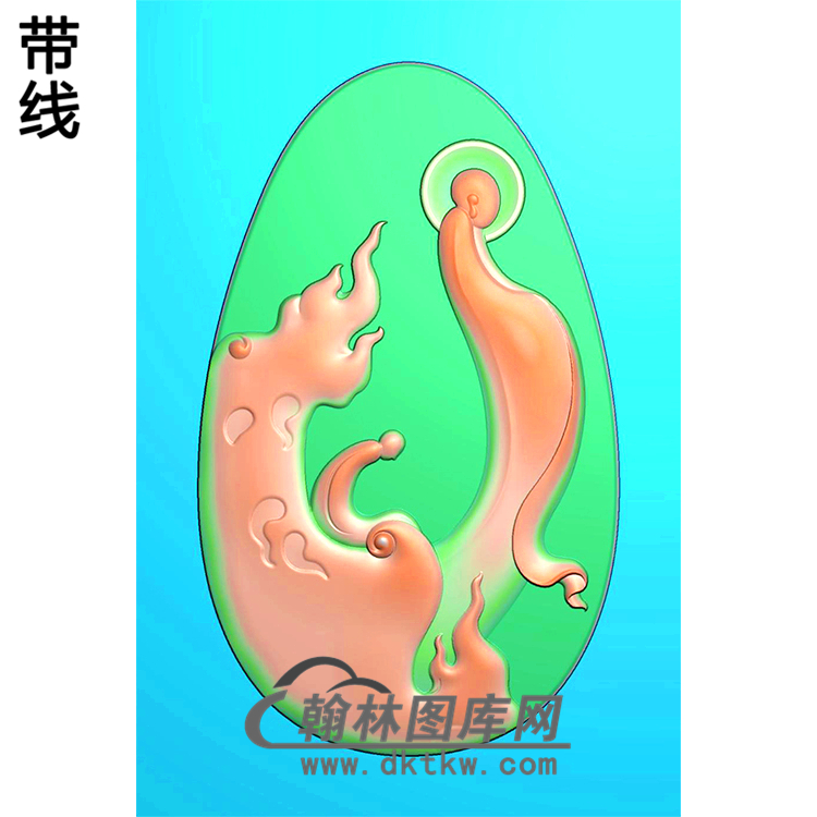 悟道佛像精雕图（DXF-137)展示