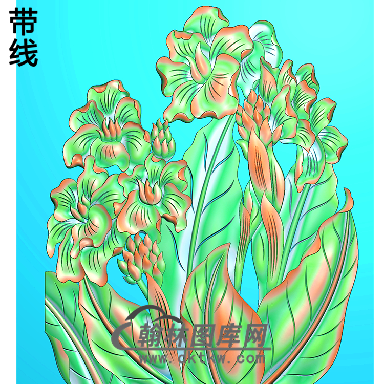 芭蕉精雕图（BJ-001）展示