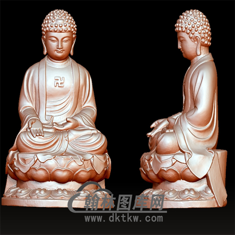 佛像立体圆雕图(YFX-041)展示