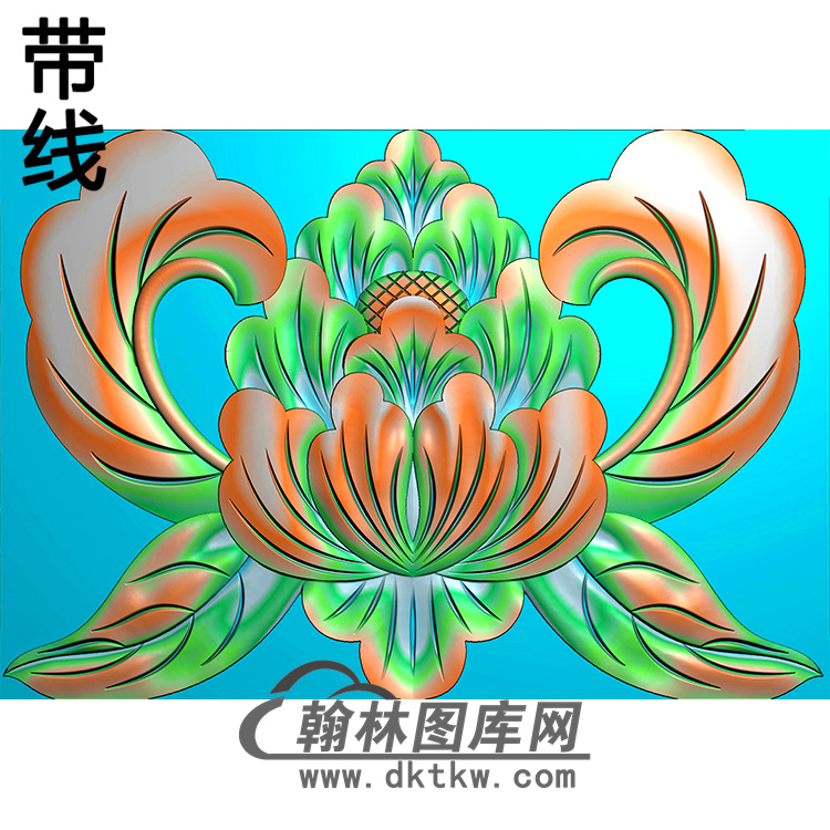 牡丹碑板精雕图（MBBB-1885）展示