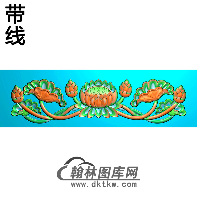 莲花碑板精雕图（MBBB-1898）展示