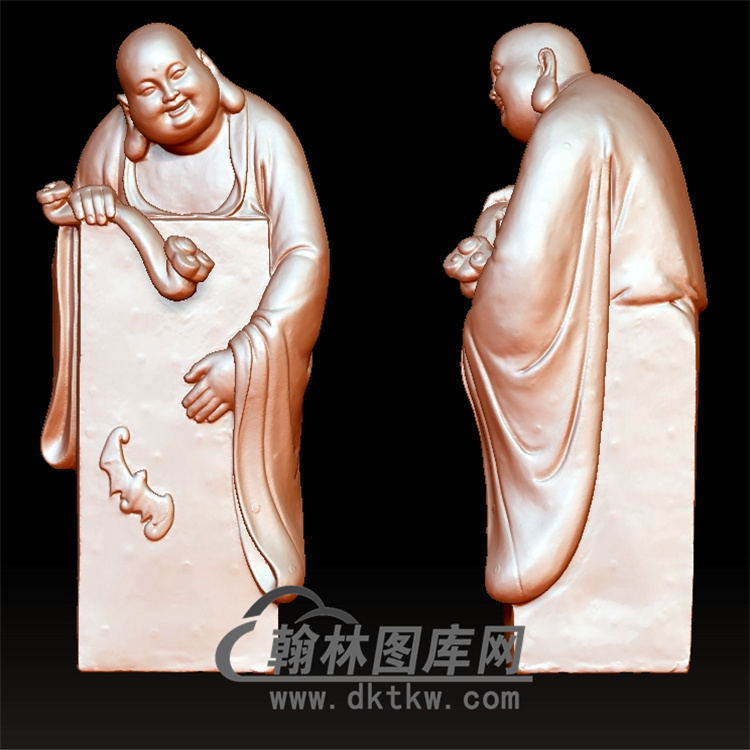 文章弥勒立体圆雕图(YML-032)展示