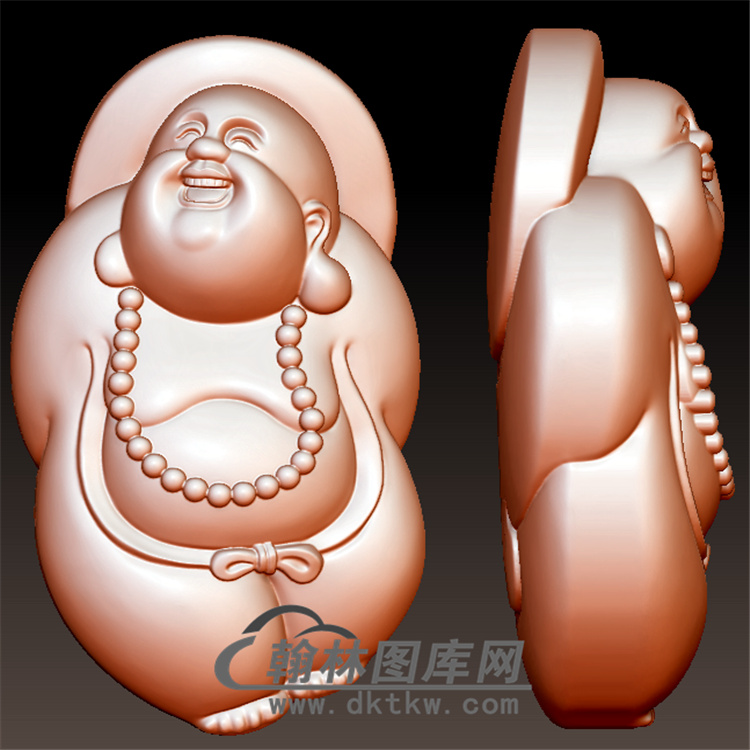 弥勒佛15立体圆雕图(YML-163)展示