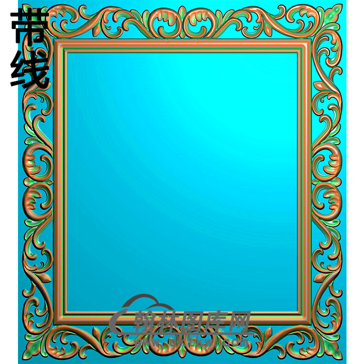 欧式相框.镜框精雕图（LZT-067）展示