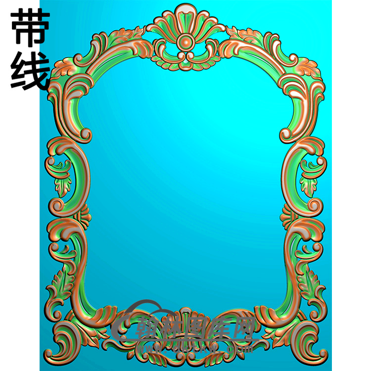 欧式相框.镜框精雕图（LZT-081）展示