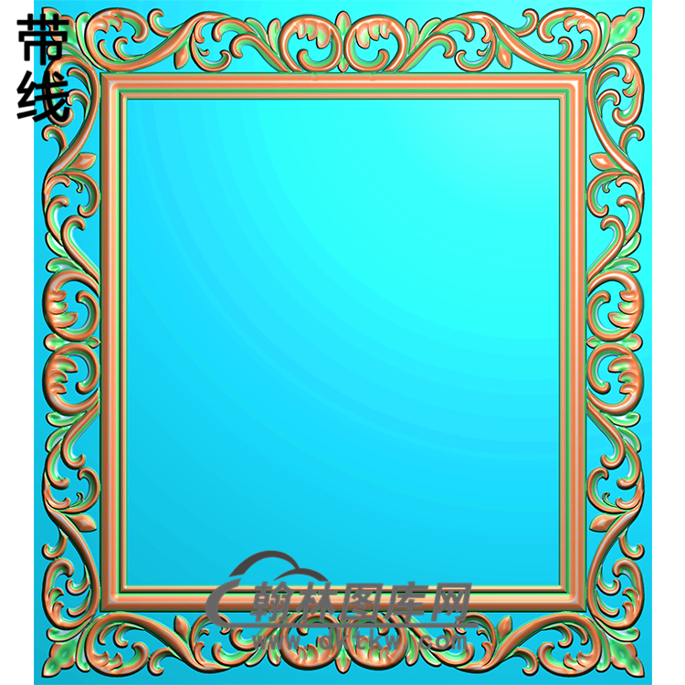 欧式相框.镜框精雕图（LZT-195）展示
