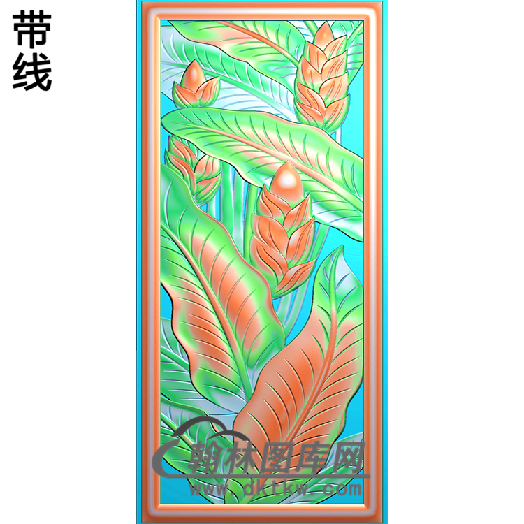 芭蕉精雕图（BJ-067-）展示