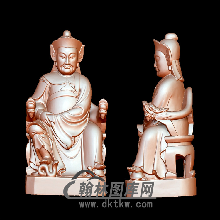 玄天上帝 玄武大帝立体圆雕图(YQT-001)展示