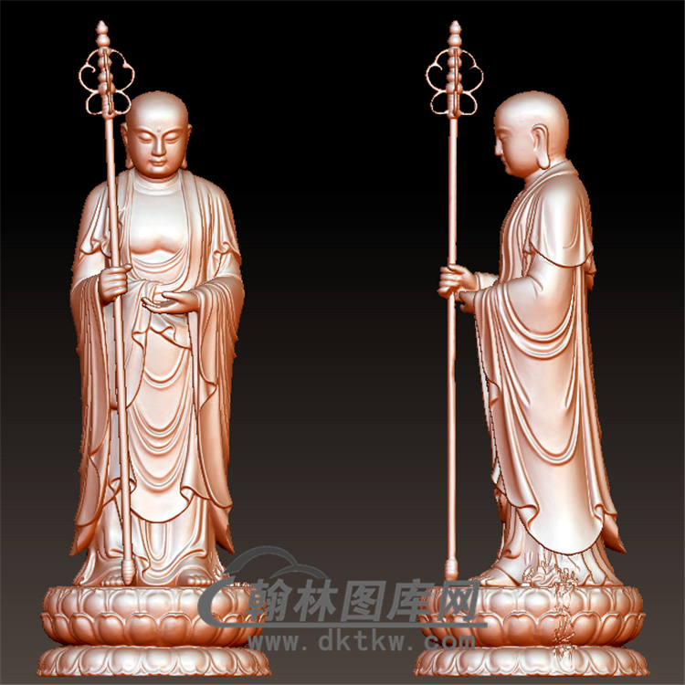 唐僧立体圆雕图(YQT-052)展示