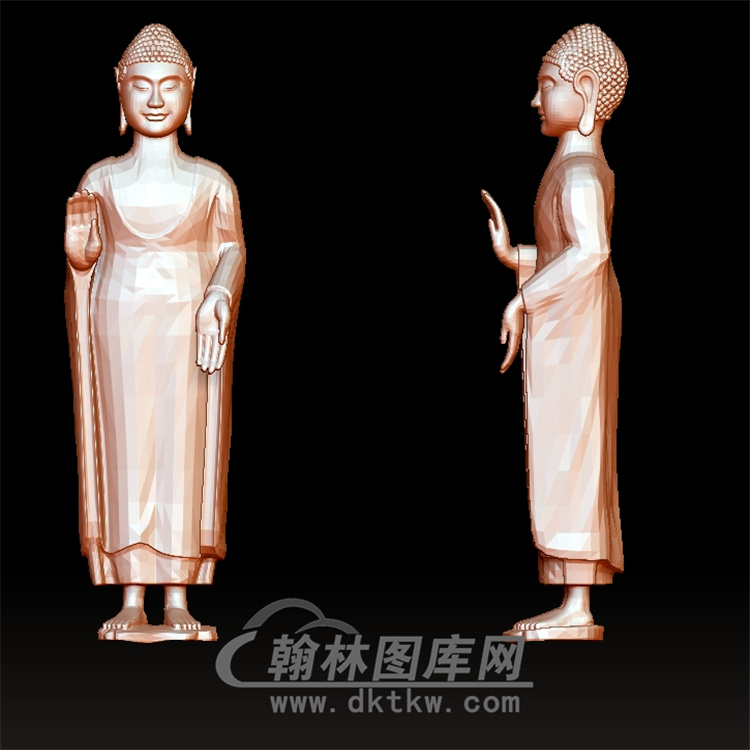 站佛立体圆雕图(YQT-056)展示