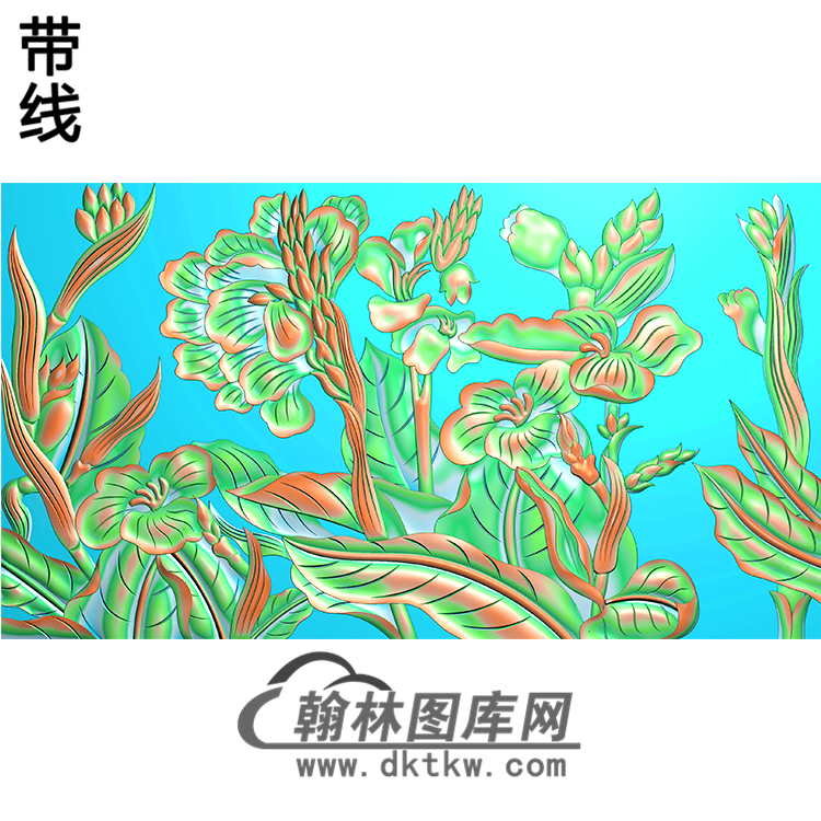 BJ-091-芭蕉精雕图展示