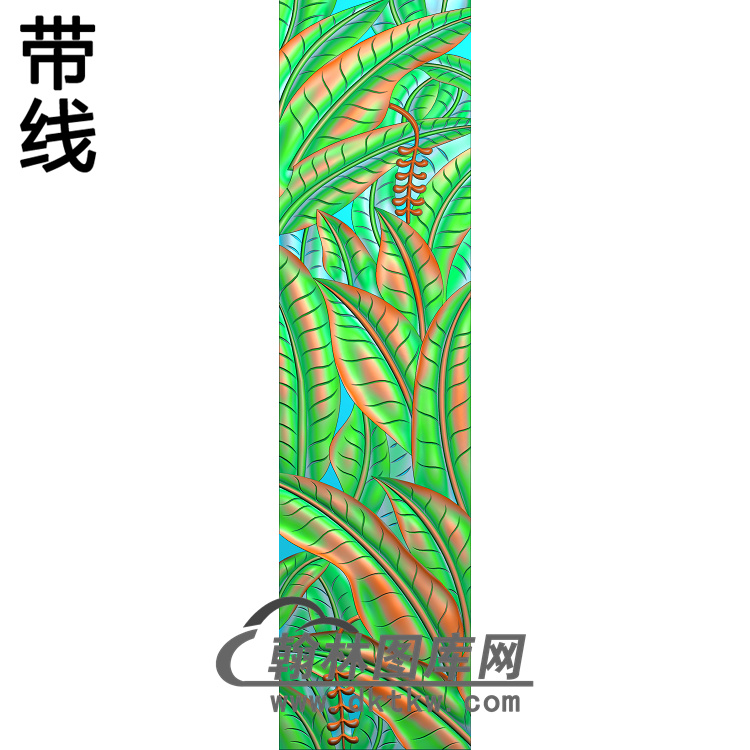 BJ-105-芭蕉精雕图展示