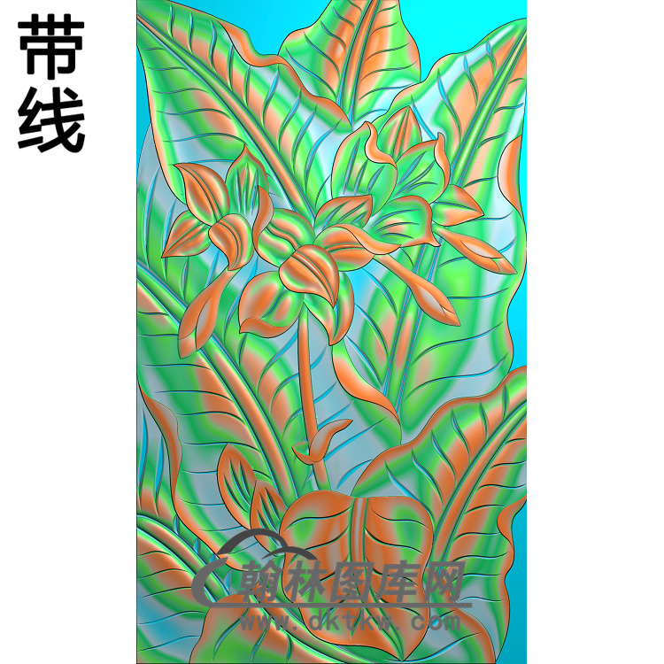 BJ-121-芭蕉精雕图展示