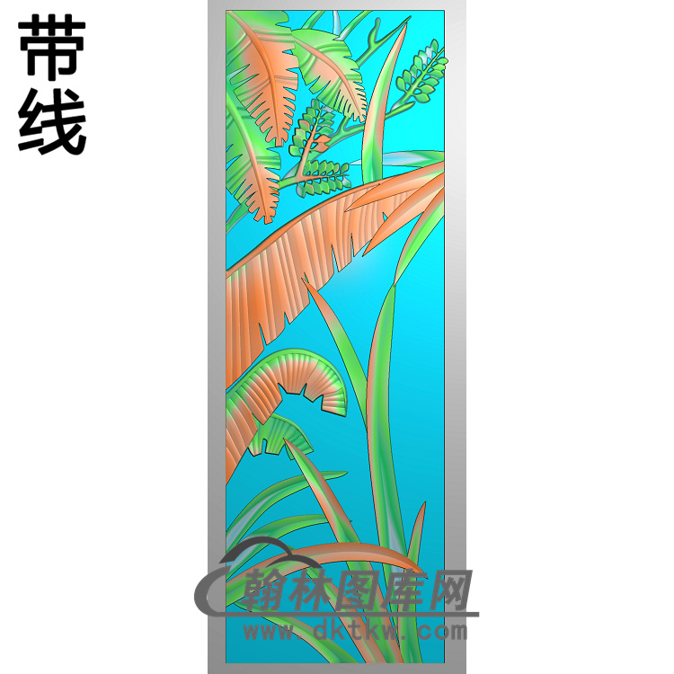BJ-136-芭蕉精雕图展示