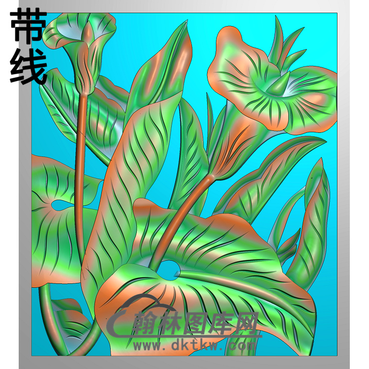 BJ-147-芭蕉精雕图展示