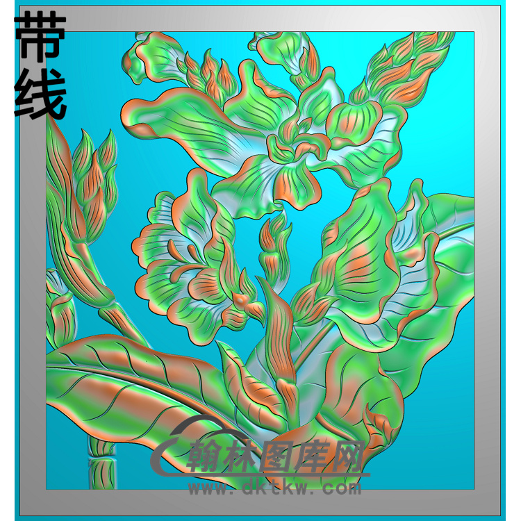 BJ-148-芭蕉精雕图展示