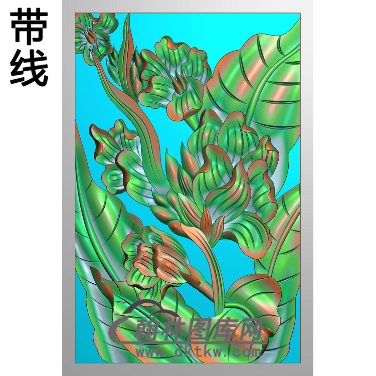 BJ-159-芭蕉精雕图展示
