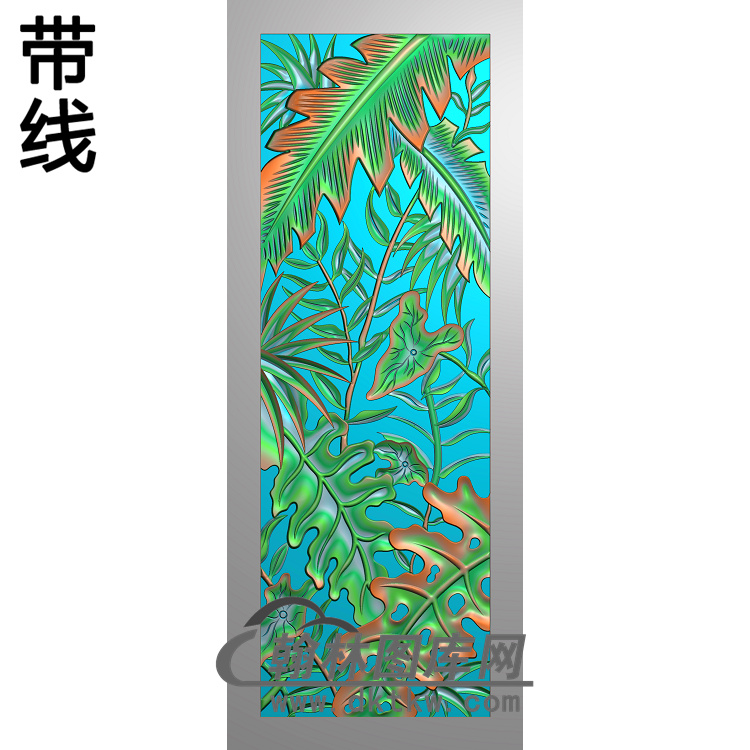 BJ-162-芭蕉精雕图展示